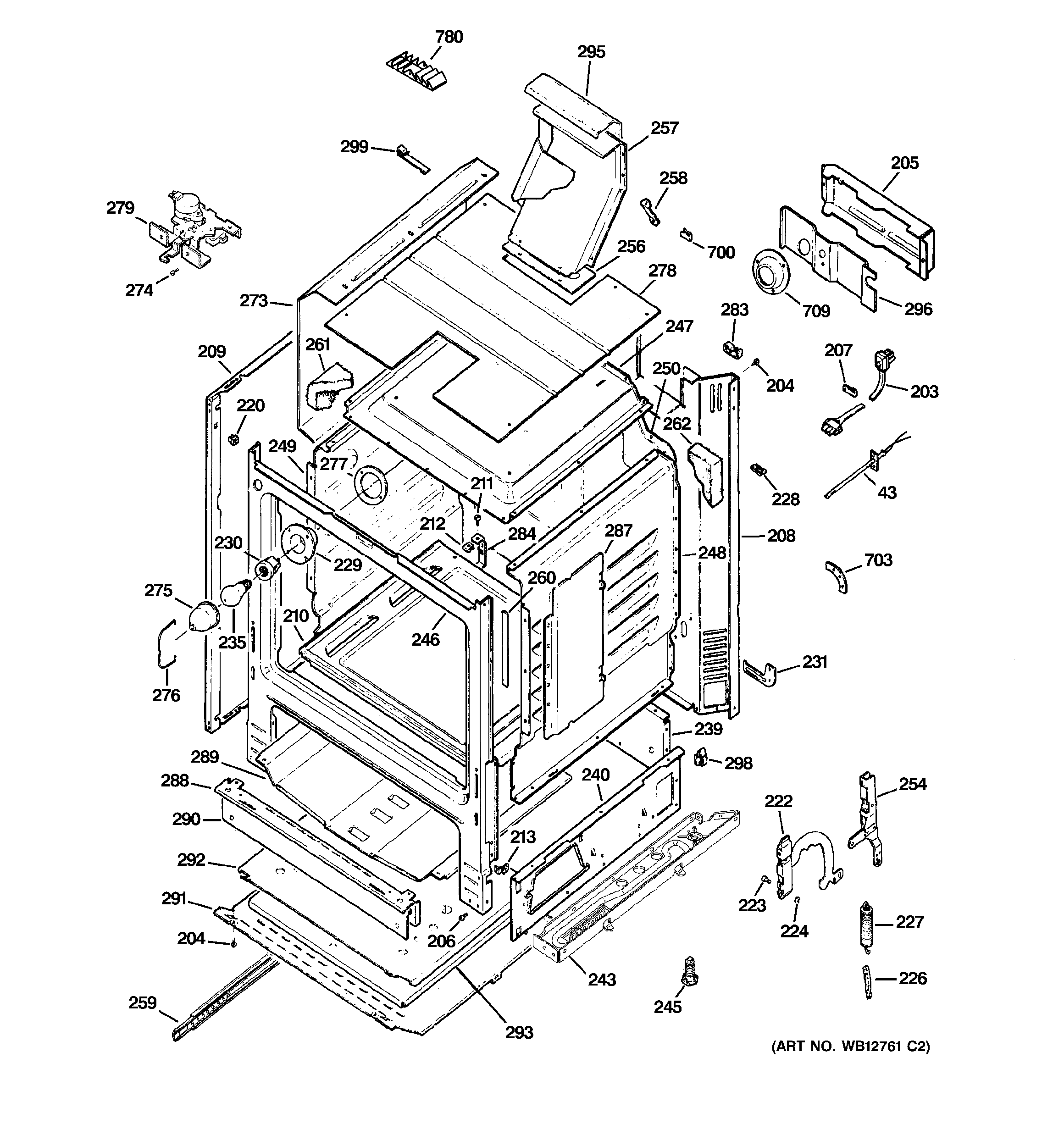 GE JGB902BEH1BB body parts diagram