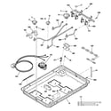 GE JGP337SEJ1SS gas & burner parts diagram