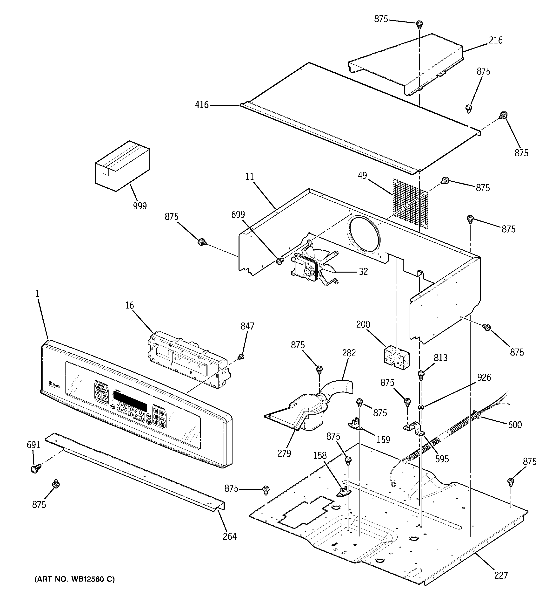 GE JK915SF1SS control panel & cooktop diagram