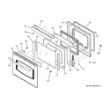 GE JK915SF2SS door diagram