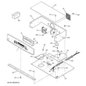 GE JT955BF2BB control panel & cooktop diagram