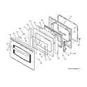 GE JT955SF1SS door diagram