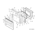GE ZEK938BF1BB door diagram