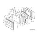 GE ZEK958WF3WW door diagram