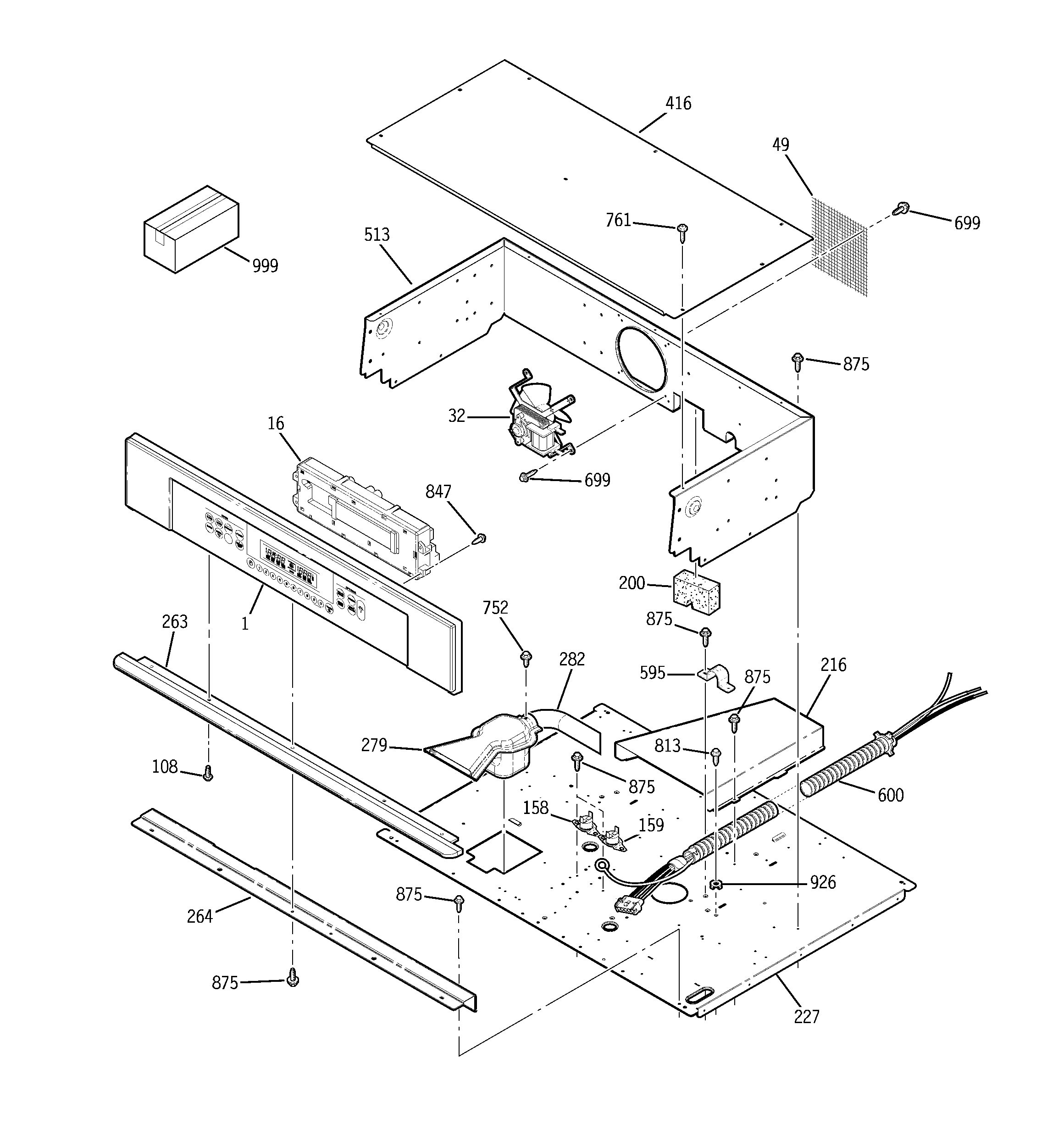 GE ZET938WF1WW control panel diagram