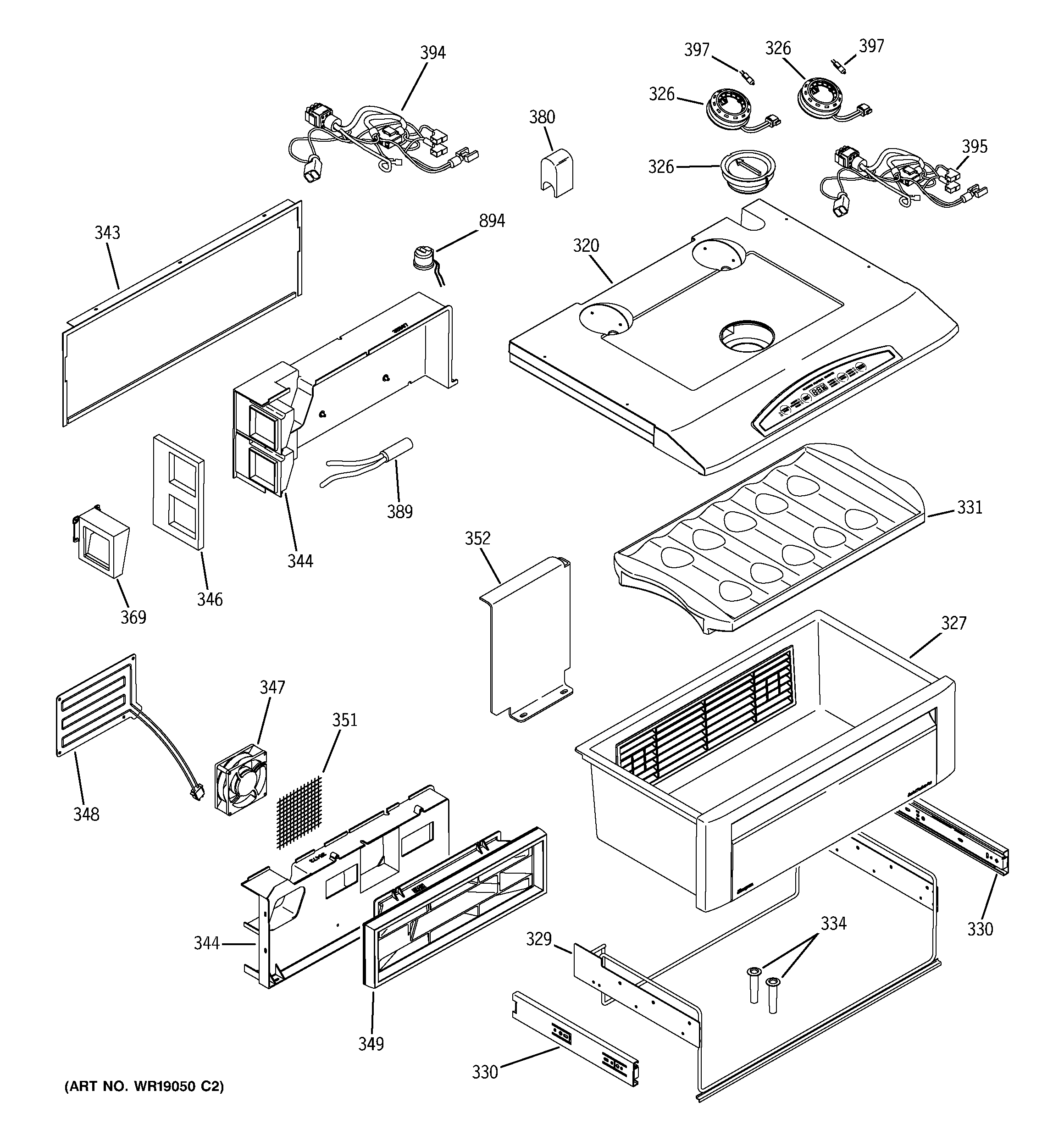 GE ZISS420NRDSS quick chill diagram