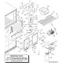 GE GTS22KCPARCC freezer section diagram