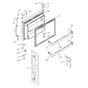 GE GTS22JBPARCC freezer door diagram