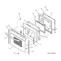 GE JBP66SH3SS door diagram