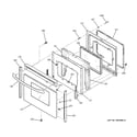 GE JBP71SJ2SS door diagram