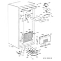 GE ZIFS36NMERH cabinet parts (1) diagram
