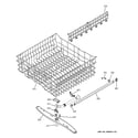 GE GSD6260J03SS upper rack assembly diagram