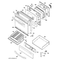 GE JGBP29WEK1WW door & drawer parts diagram