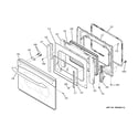 GE JCT915BF5BB door diagram