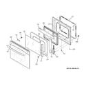 GE JK955WF5WW door diagram