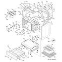 GE JBP64WK1WW body parts diagram