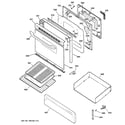 GE JGBP29WEJ3WW door & drawer parts diagram