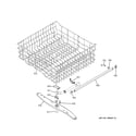 GE GSD6100K10CC upper rack assembly diagram