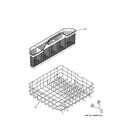 GE GSD6100K10CC lower rack assembly diagram