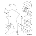 GE JGSP48BH3BB gas & burner parts diagram