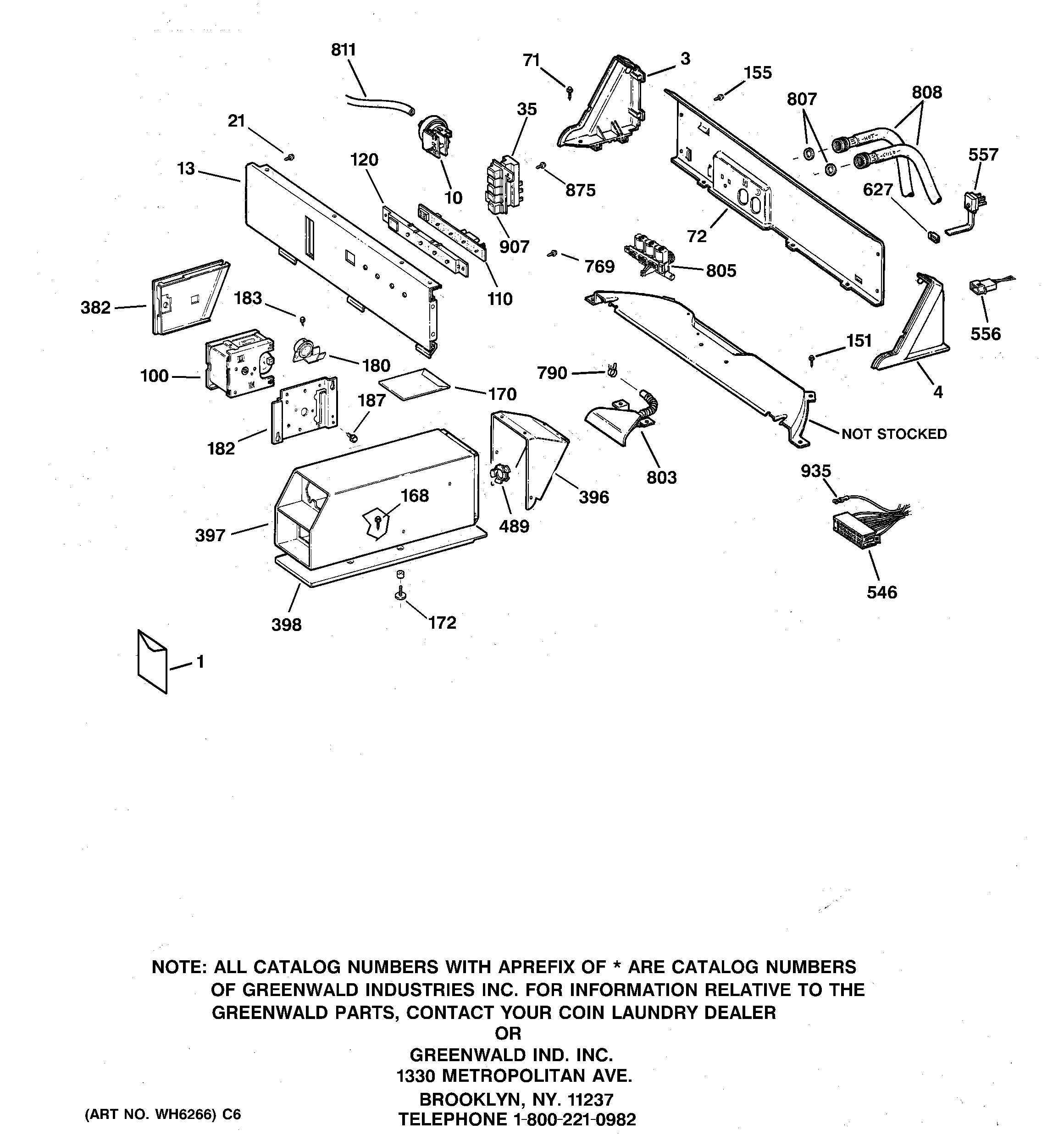 GE WCRD2050F2WC controls & backsplash diagram