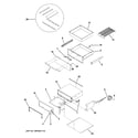 GE ZKD910WF1WW warming drawer assembly diagram