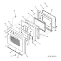 GE ECBP82SJ1SS door diagram