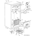 GE ZIF36NMHRH cabinet parts (1) diagram