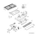 GE ZGS30N4ASS cooktop & burner parts diagram