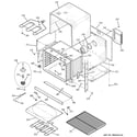 GE JT955BF7BB lower oven diagram