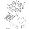 GE JGBP28DEJ3WH door & drawer parts diagram