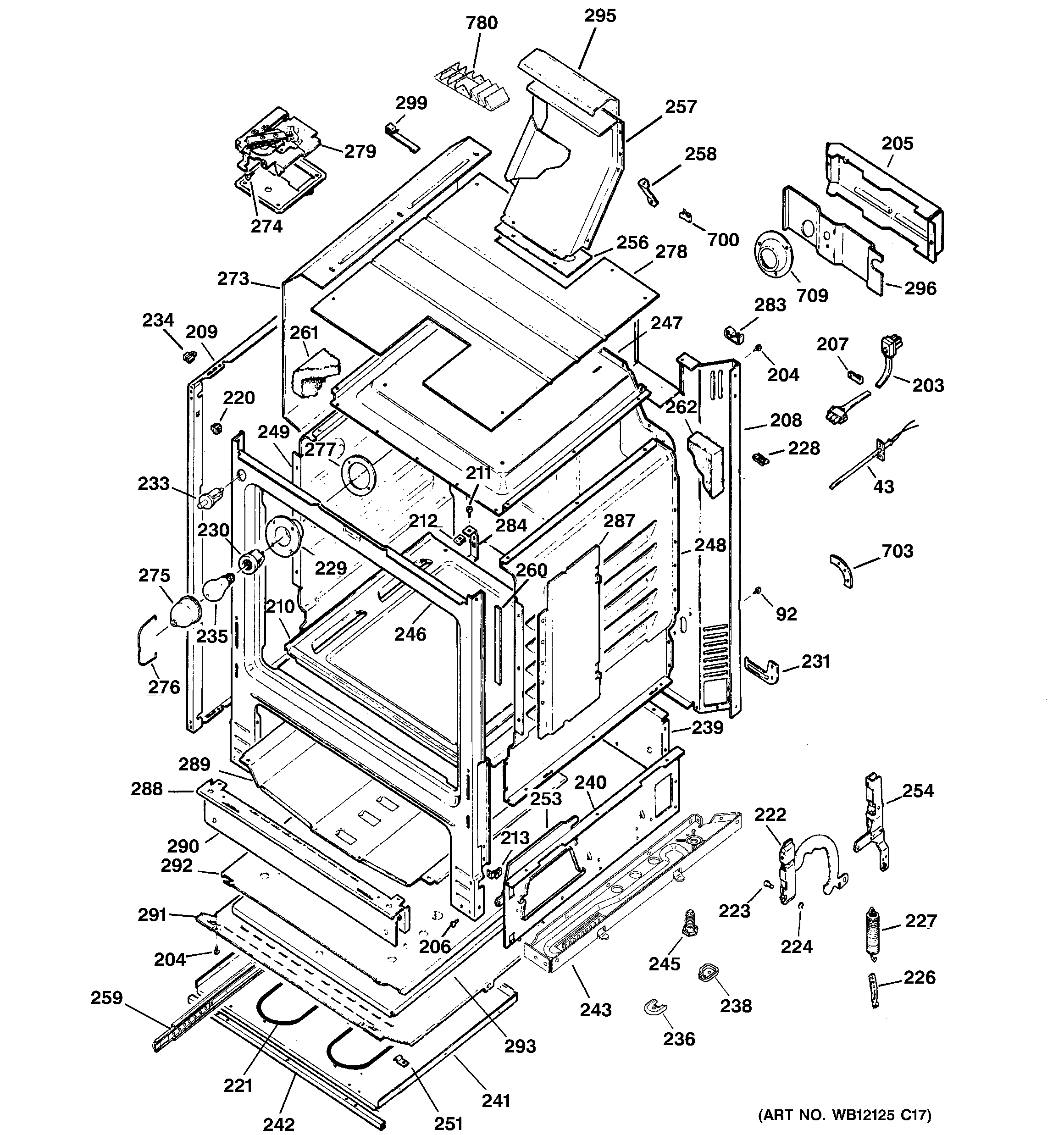 GE JGBP88SEK3SS body parts diagram