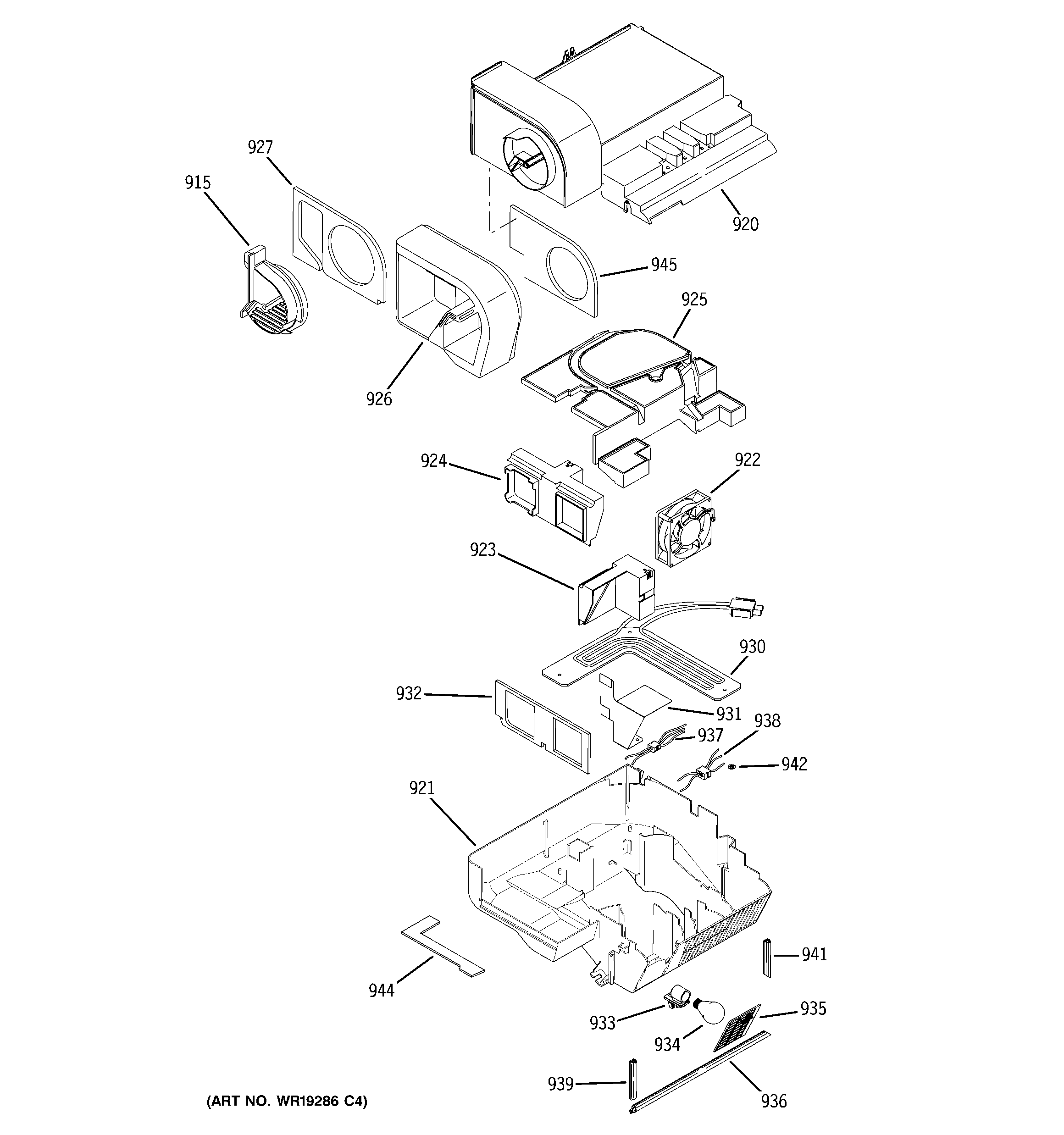 GE PCF25PGSCCC custom cool diagram