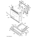 GE JGBS04BEH3WH door & drawer parts diagram