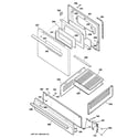 GE AGBS300PK1BB door & drawer parts diagram