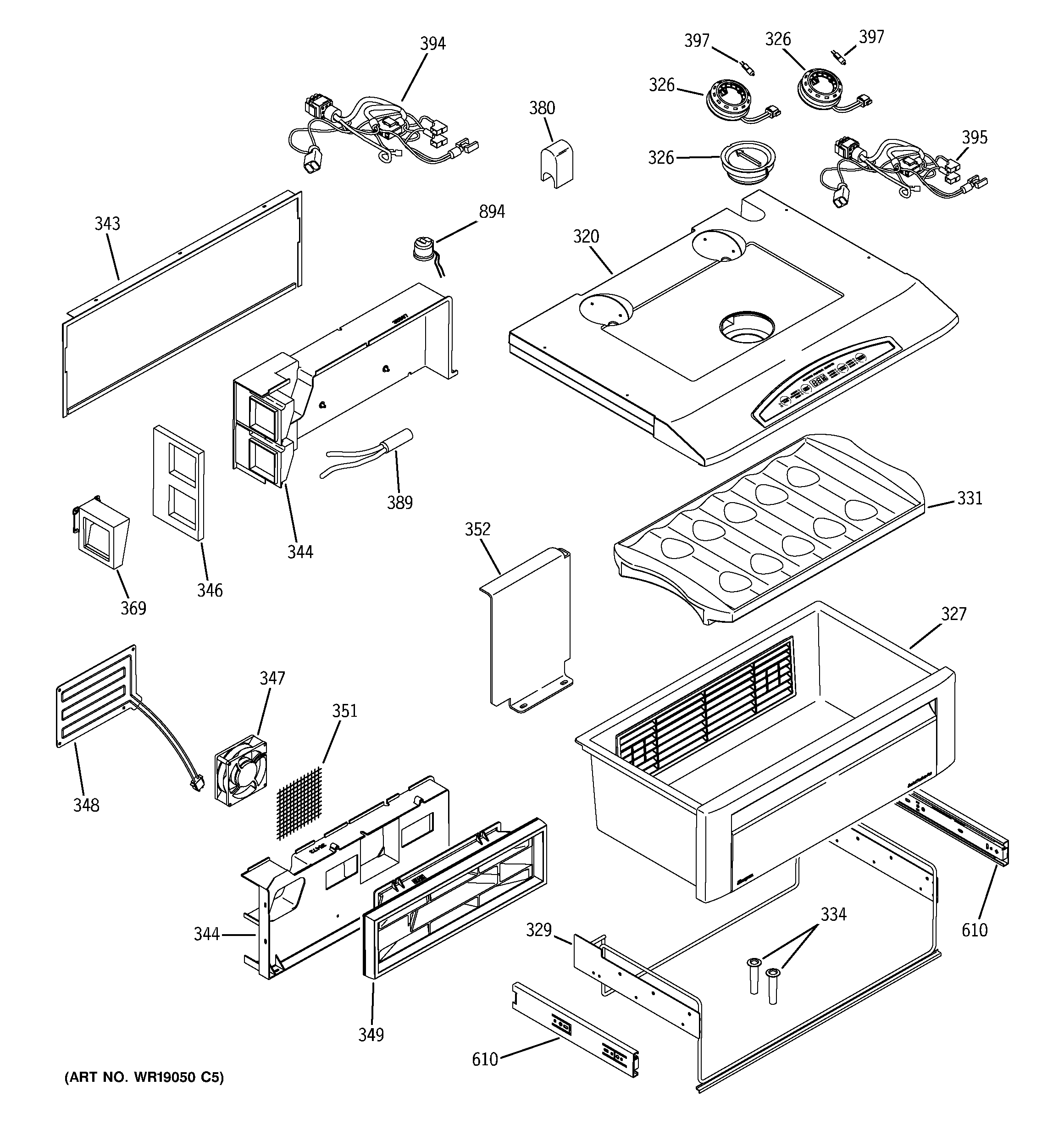 GE ZISS480DRHSS quick chill diagram