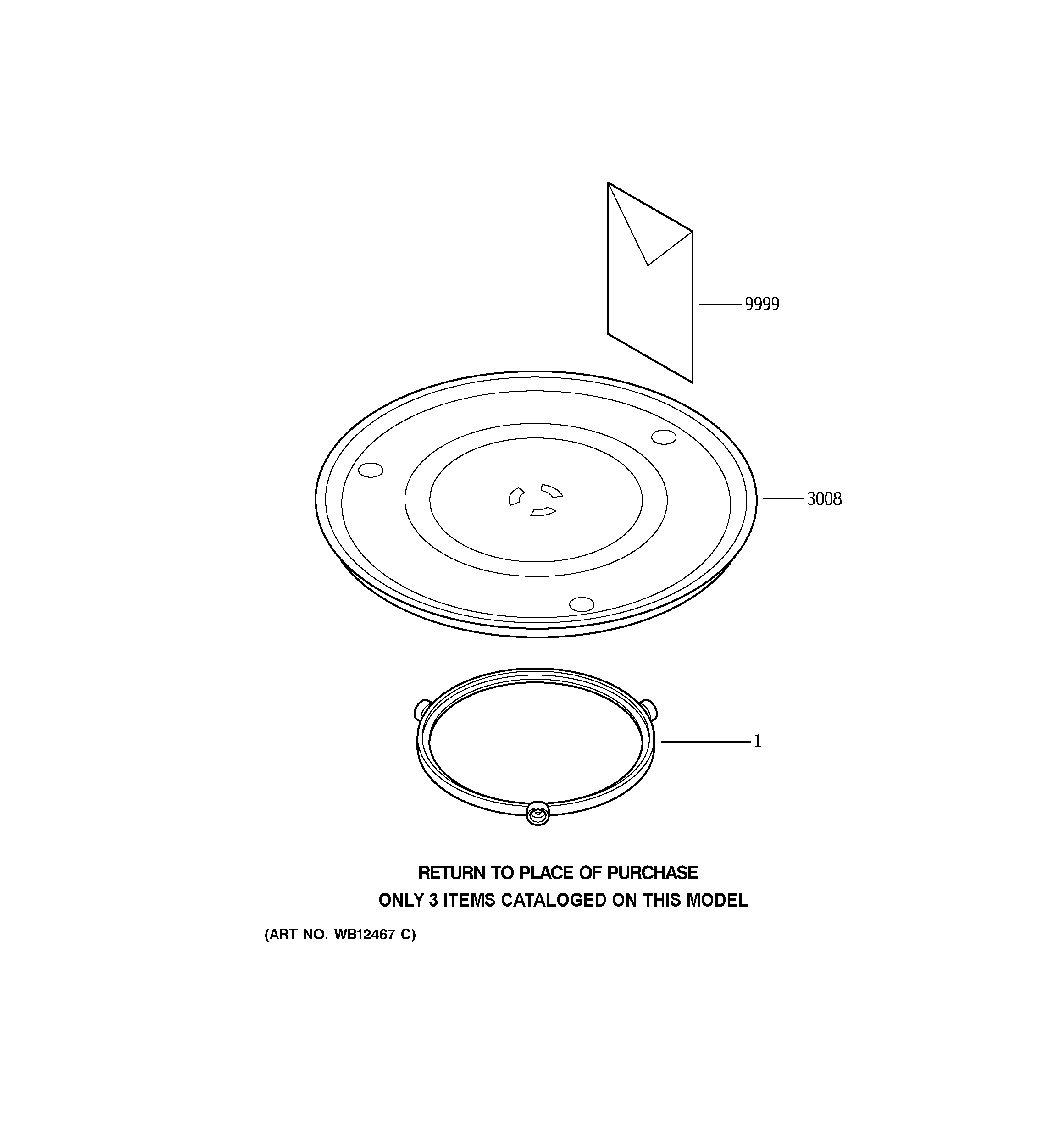 GE JES738BK02 microwave diagram