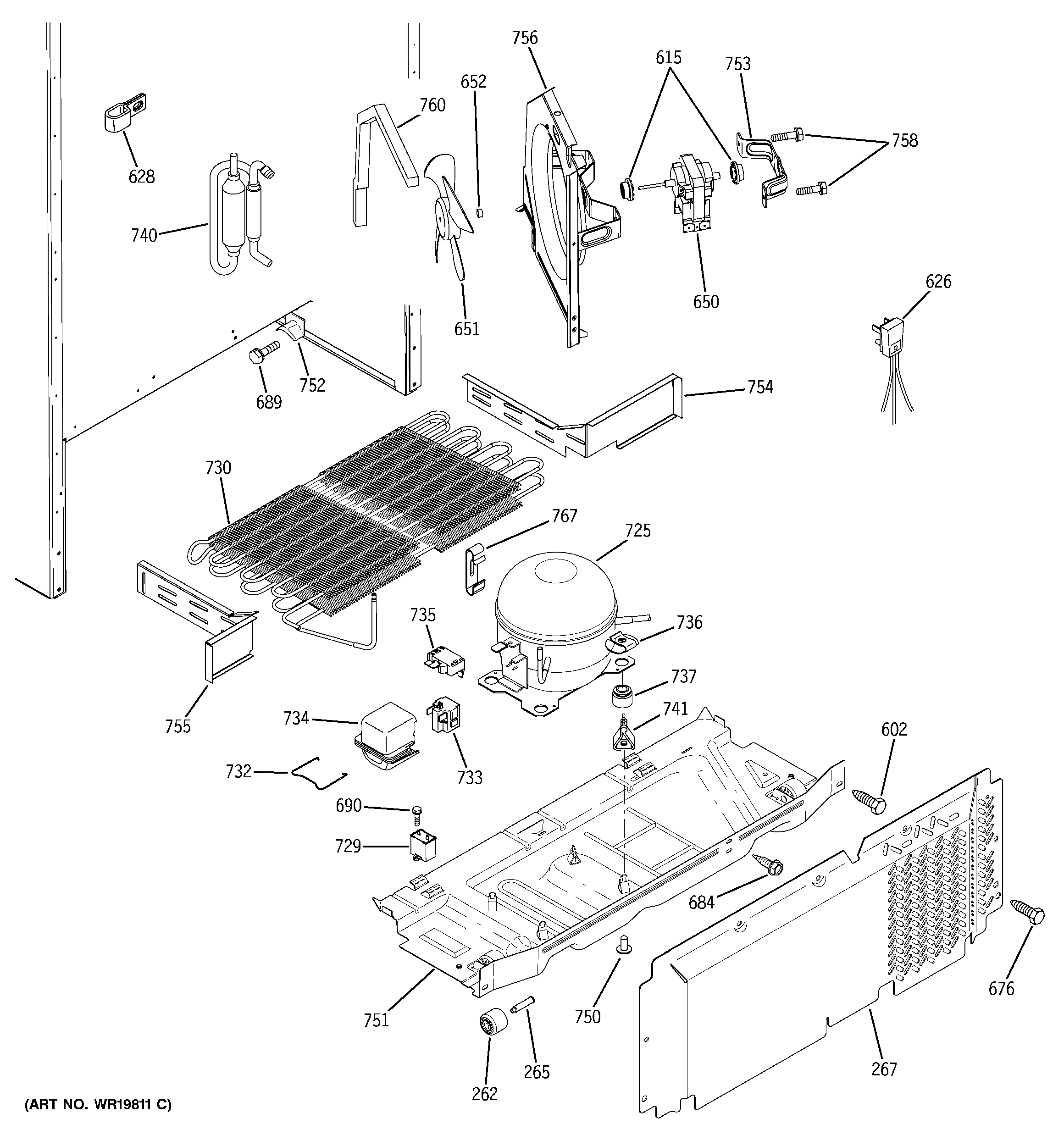 GE GTS18JCPMRWW unit parts diagram
