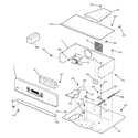 GE JCK915BF5BB control panel & cooktop diagram