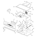 GE JKP50SH5SS control panel & cooktop diagram