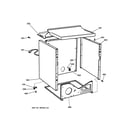 GE DBXR463GD2WW cabinet diagram