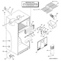 GE DTS18ICRLRWW freezer section diagram