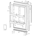 GE ZIF36NMILH freezer door diagram