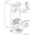 GE ZIF36NMILH cabinet parts (1) diagram