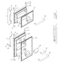 GE GTH18DCRKRBB doors diagram