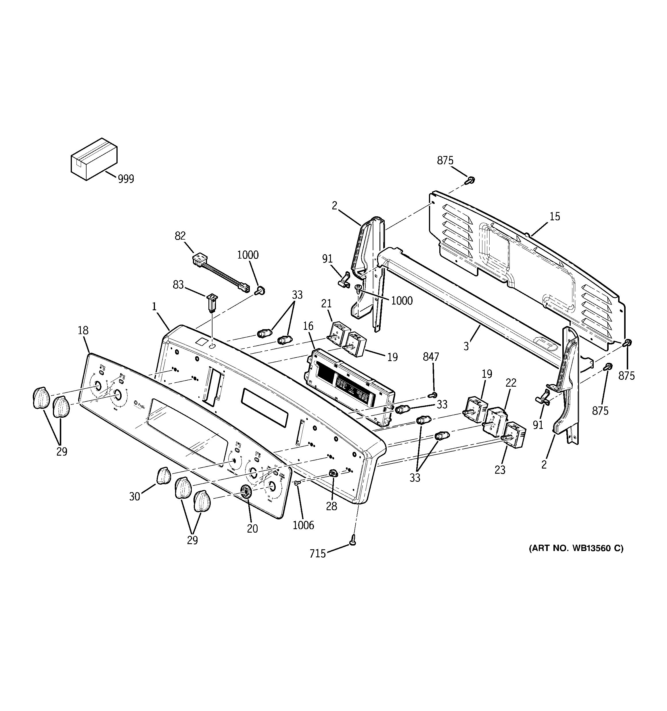 GE JCB900SK2SS control panel diagram