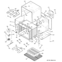 GE JTP28WF7WW upper oven diagram