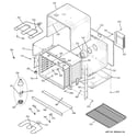 GE JTP28WF7WW lower oven diagram