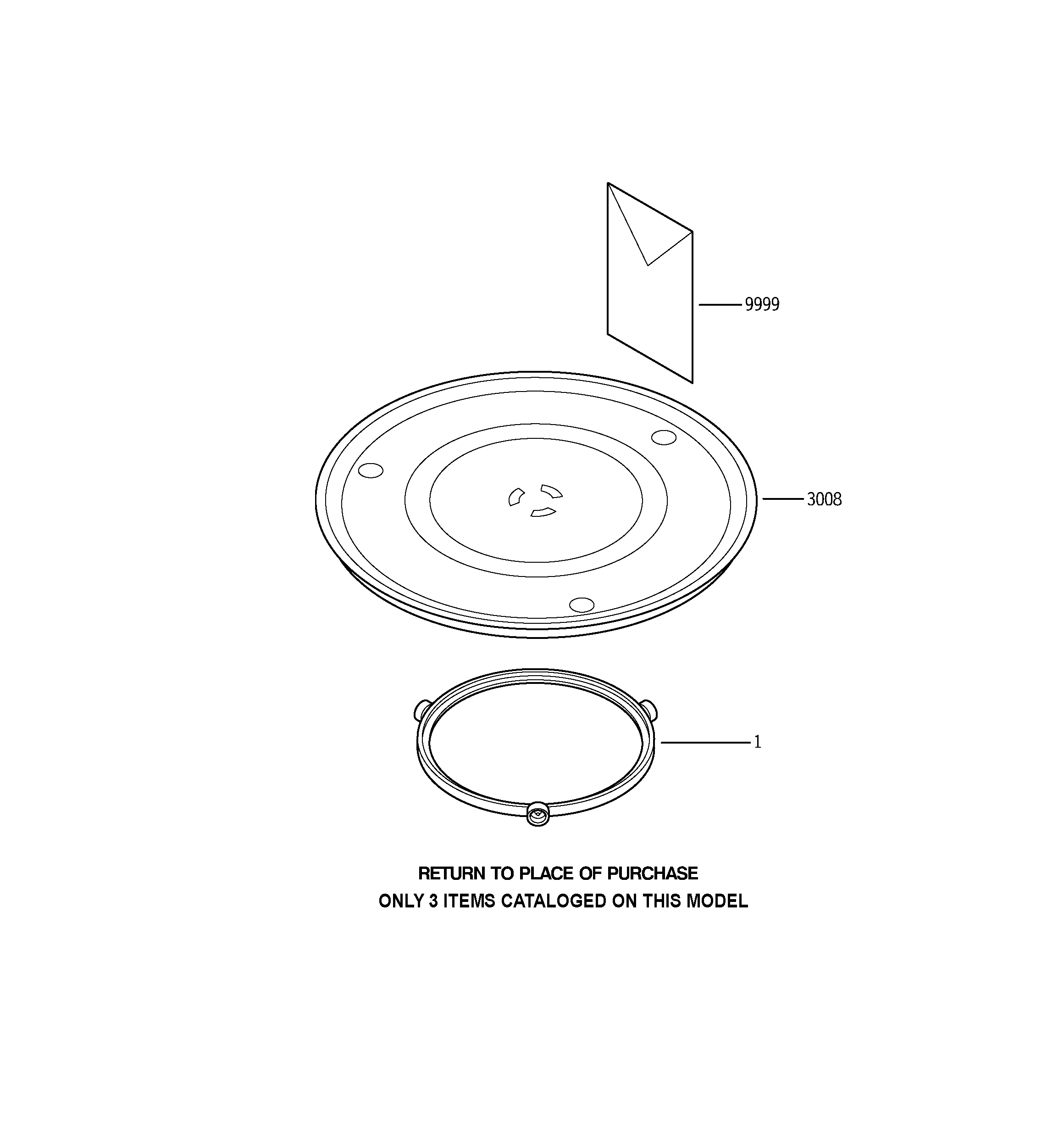 GE JES734WL01 microwave diagram