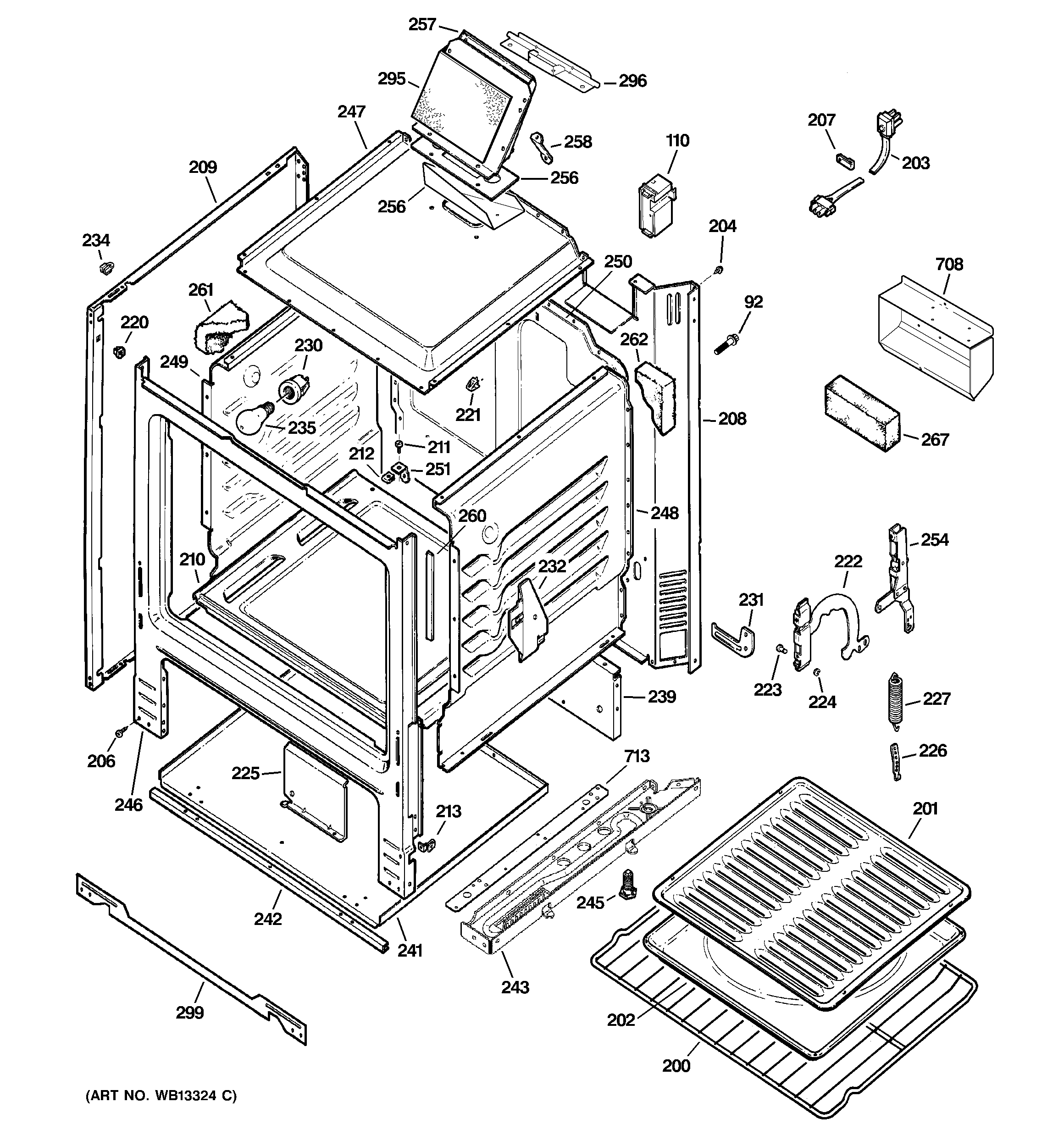 GE JGBS10BEH5BB body parts diagram